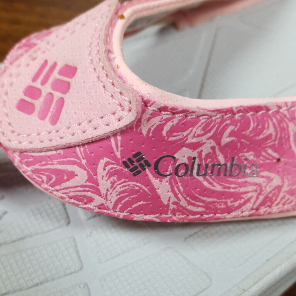Columbia Omni Grip Ladies Mens Size 7 (Womens 8.5) Sport Beach Sandals Gray Pink - Picture 6 of 6